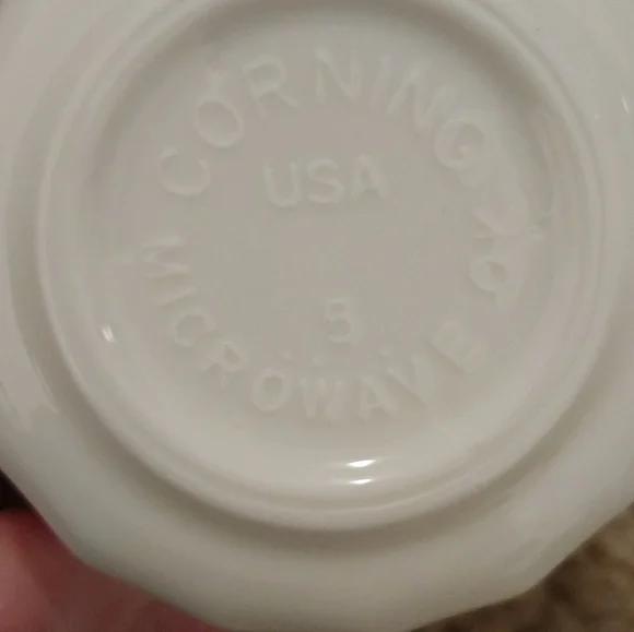 Corning Corelle WISTERIA Swirl Cup - Lavender Flowers on White - Picture 5 of 5